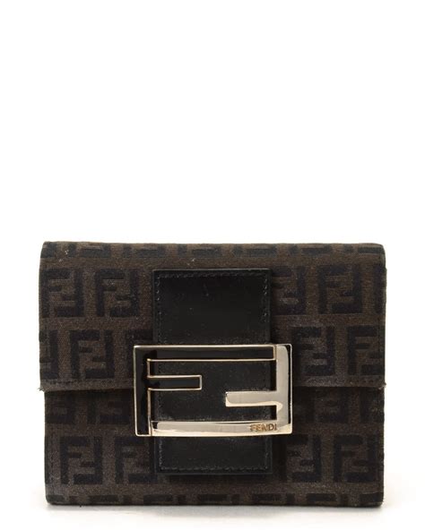 brown fendi wallet|Fendi wallet vintage.